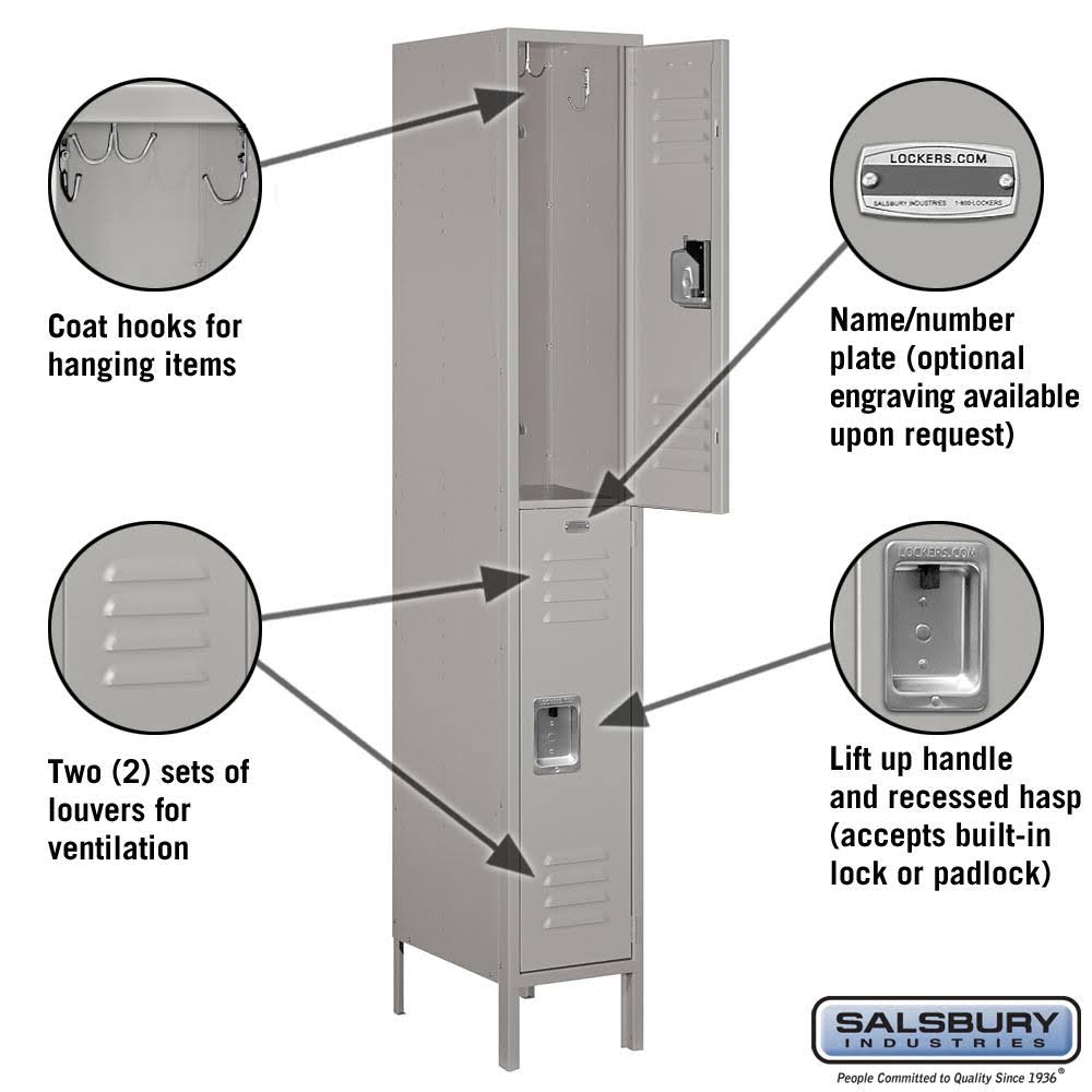 Blue Metal Locker E610253