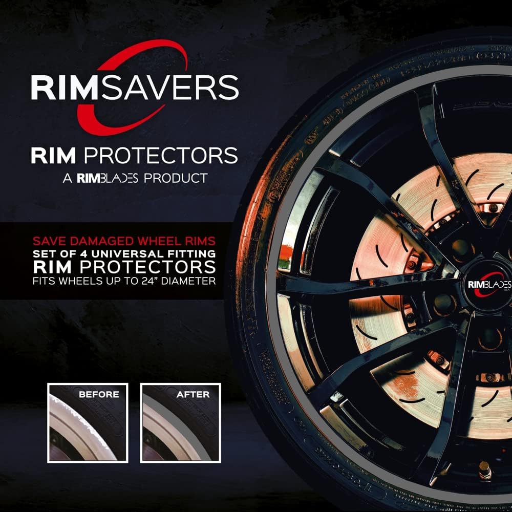 Yellow Set of 4 Wheel Rim Protectors C39074
