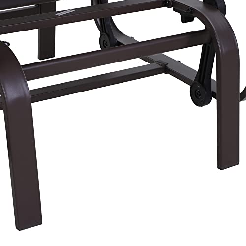 Gray Outdoor Glider Chair S6817