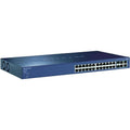 24-Port 10/100Mbps Smart Switch with 4 Gigabit Ports and 24 PoE Ports F792