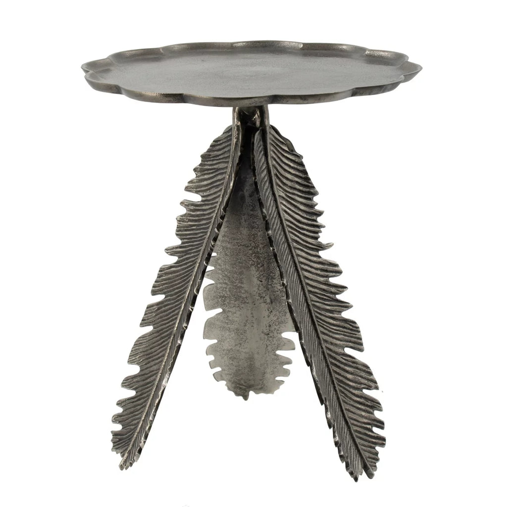 20 Inch Aluminum Accent Side Table V4750