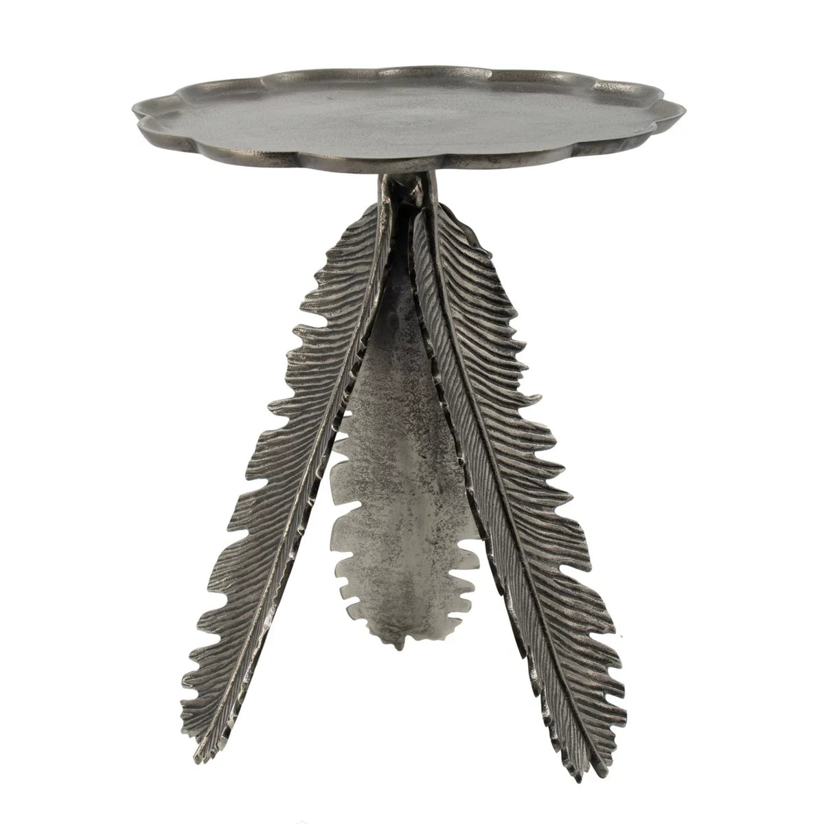 20 Inch Aluminum Accent Side Table V4750
