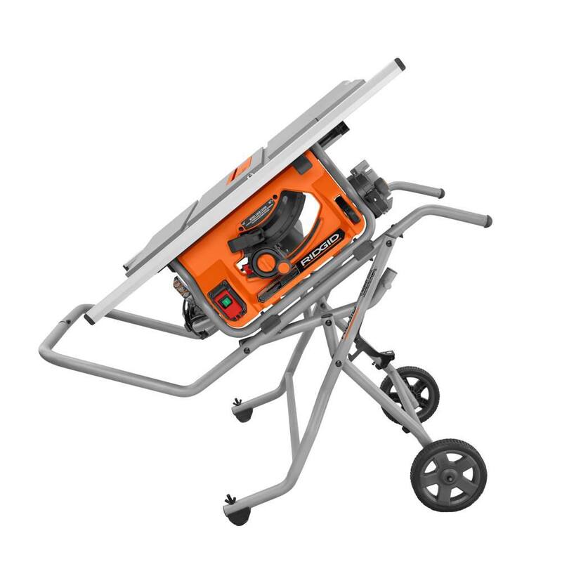 10 Amp 10 in. Corded Table Saw with Stand T621807