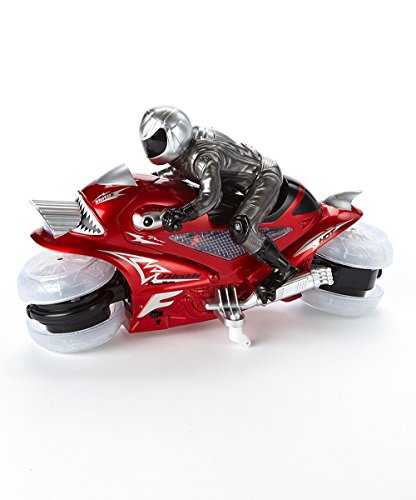 Red 27 MHz Remote Control Stunt Motorcycle I3305