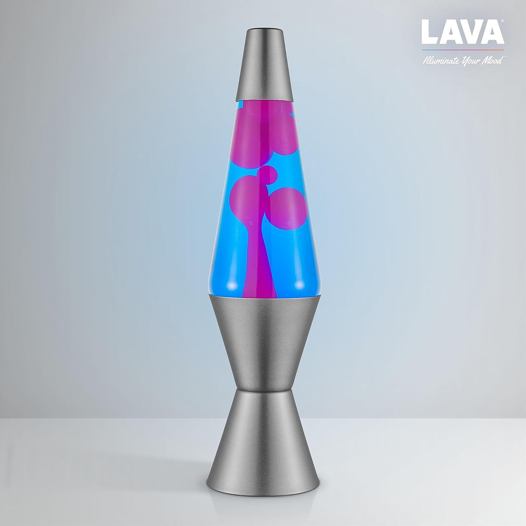 14.5" Purple Wax and Blue Liquid Motion Light K430513