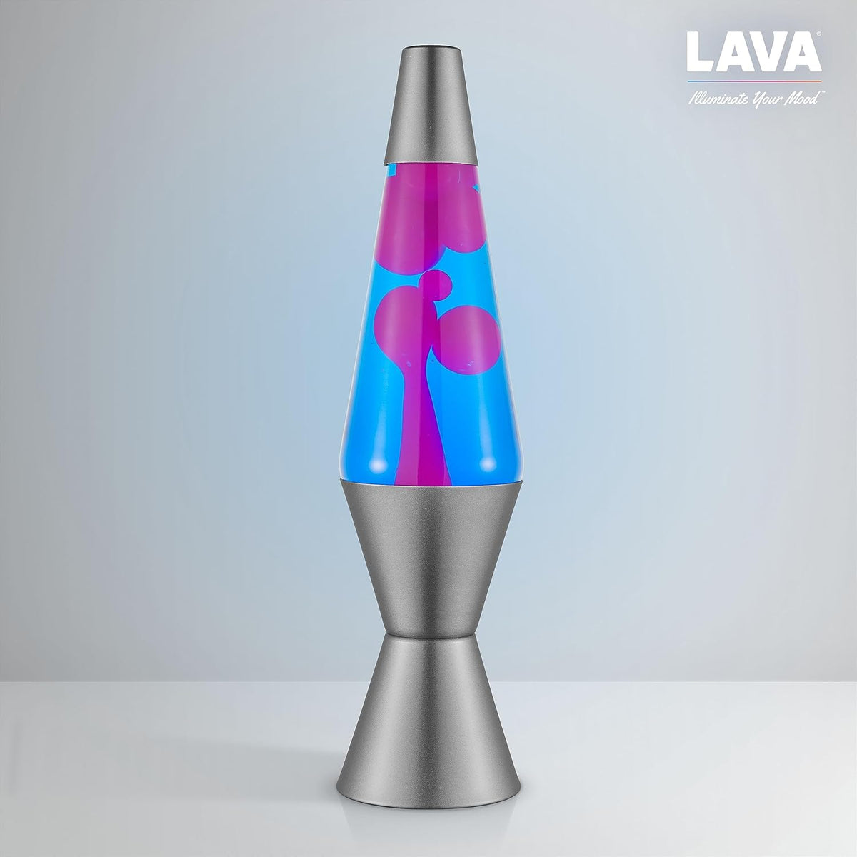 14.5" Purple Wax and Blue Liquid Motion Light K430513