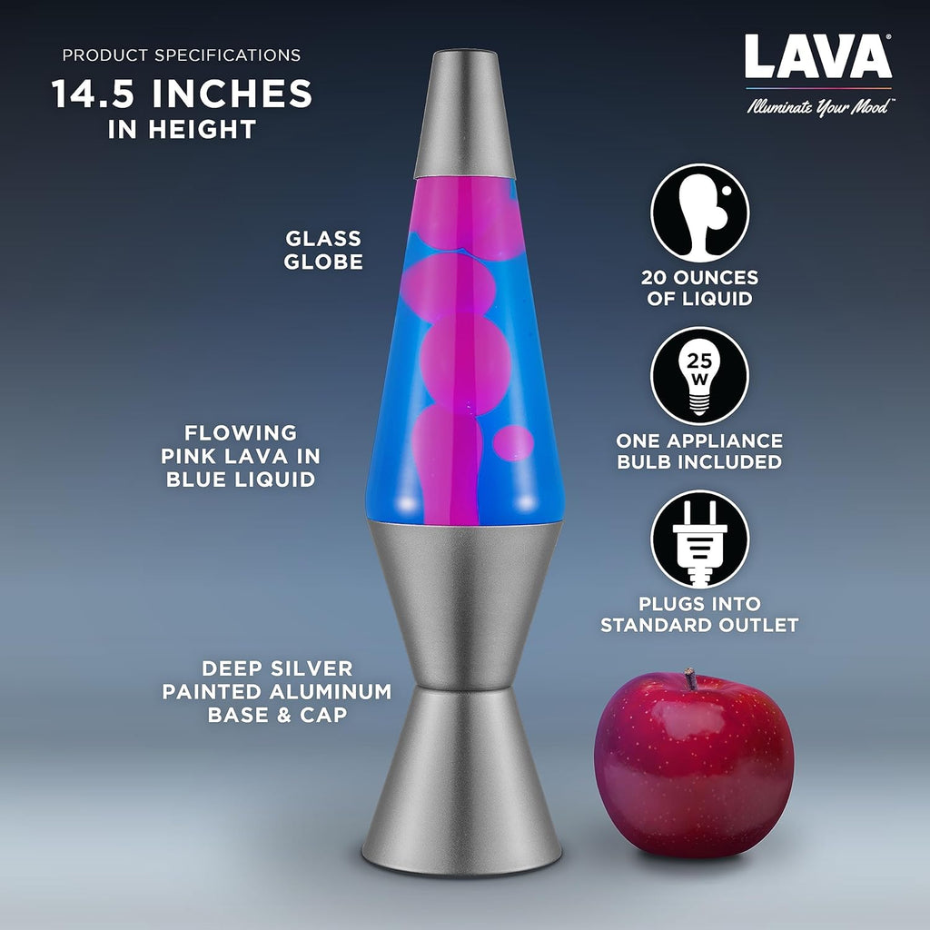 14.5" Purple Wax and Blue Liquid Motion Light K430513