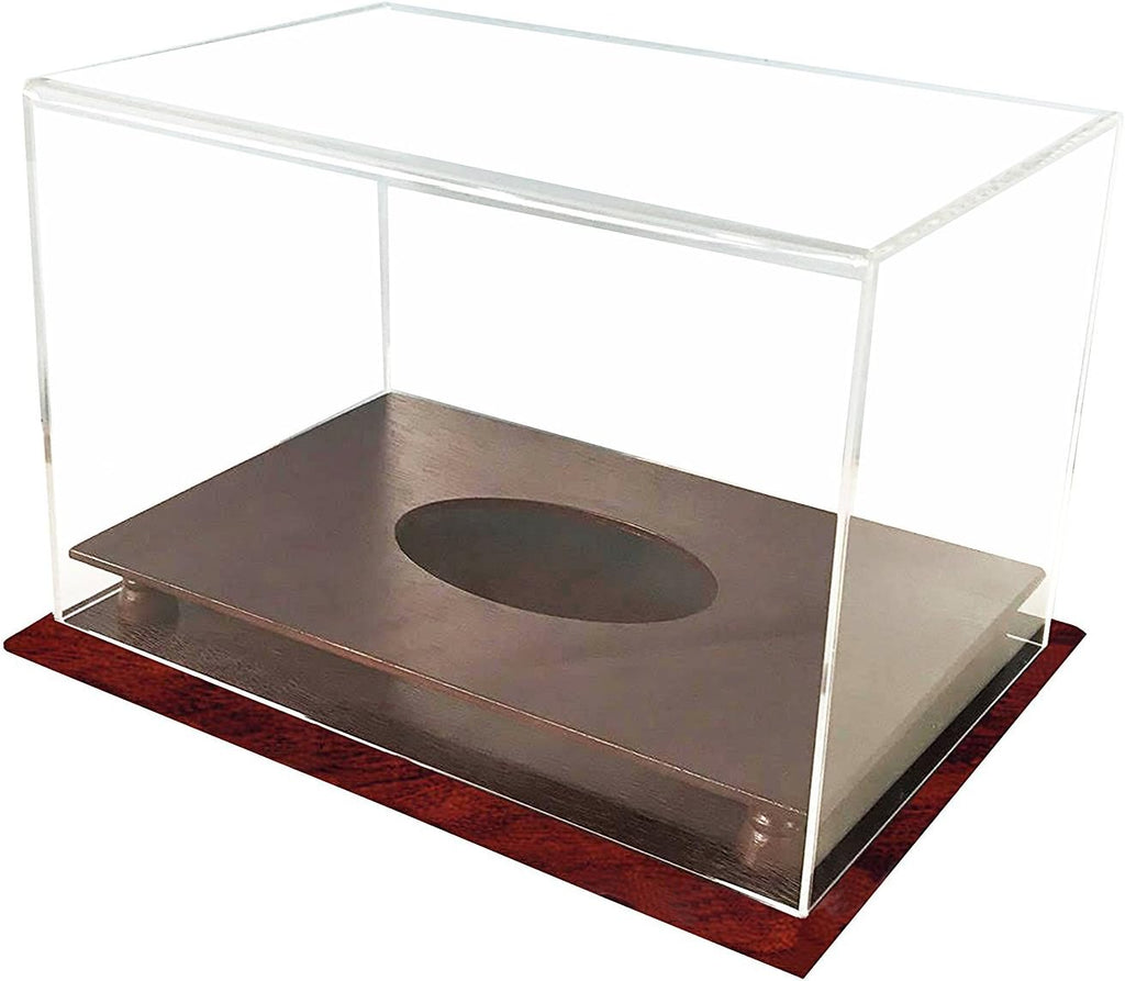 Cherry Finish Solid Wood Football Display Case R923