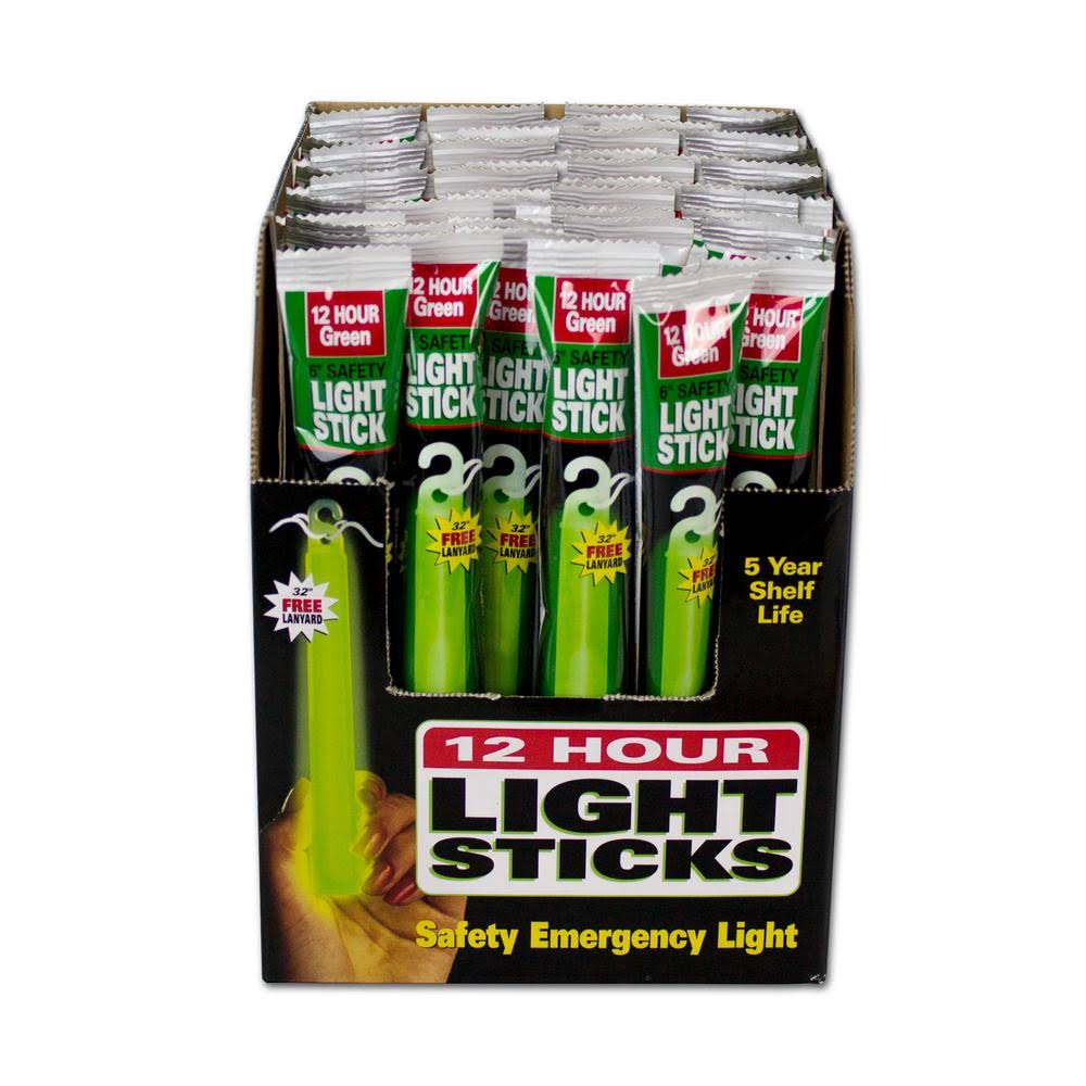 Green 12-Hour Safety Light Stick 48-Pack H529