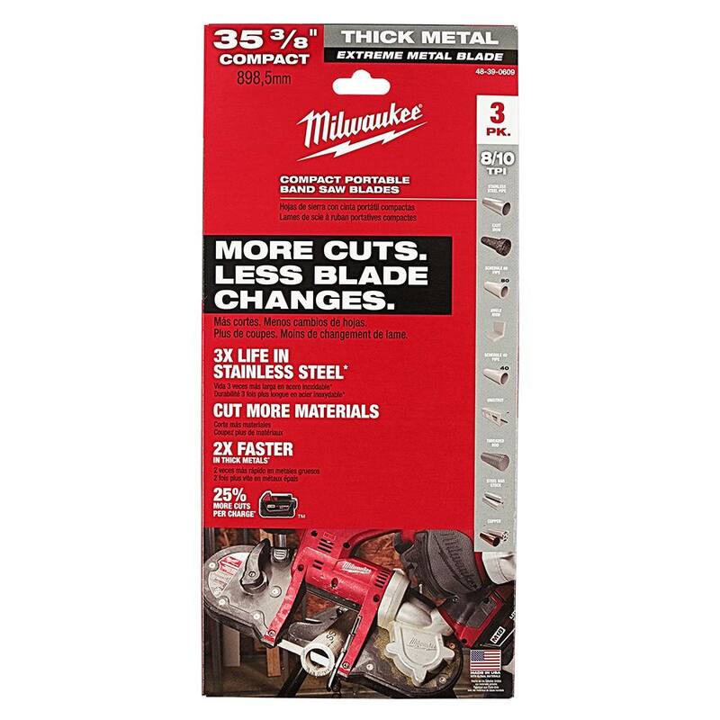 Thick Metal Cutting Band Saw Blade 9-Pack Q2298