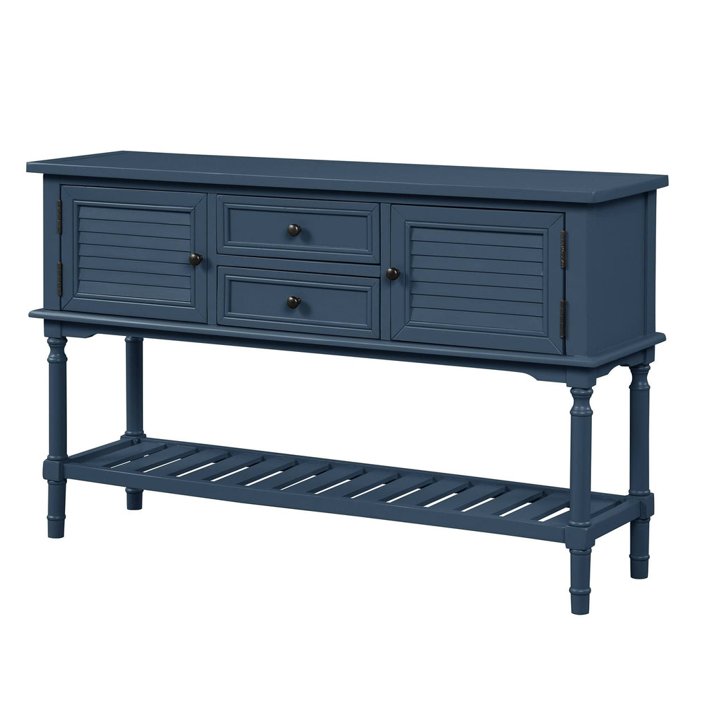 Black 47'' Sofa Table Console Table R92091