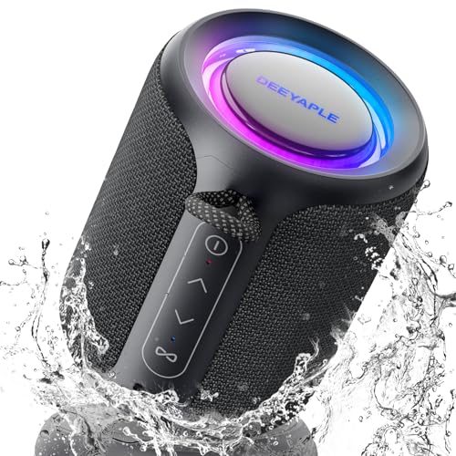IP67 Waterproof Portable Bluetooth Speaker with Lights R8400