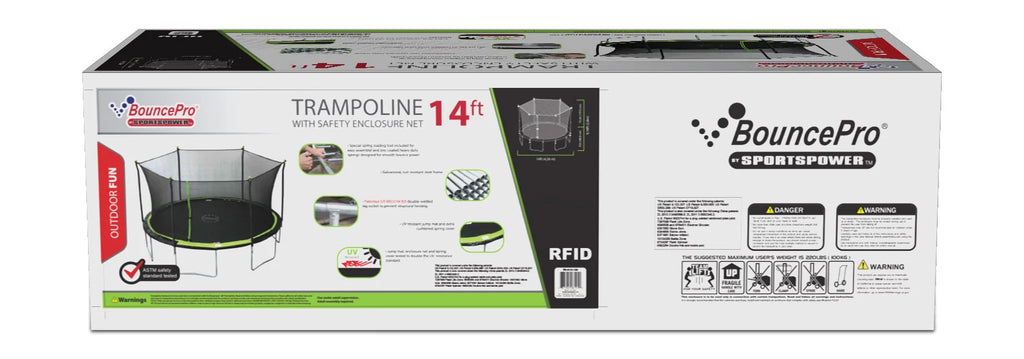 14ft Trampoline with Enclosure H66907