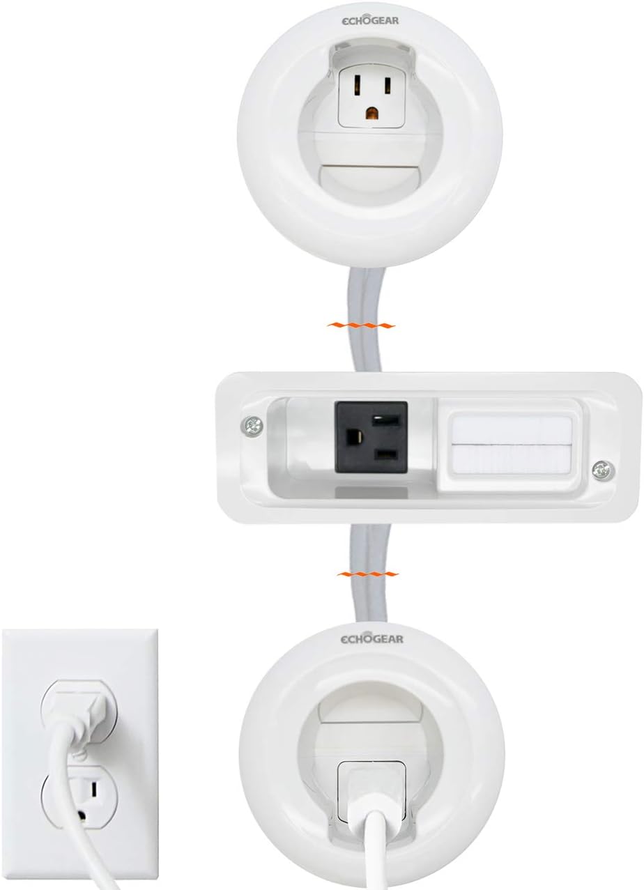 In-Wall TV & Soundbar Power Kit with Low Voltage Cable Management P46129