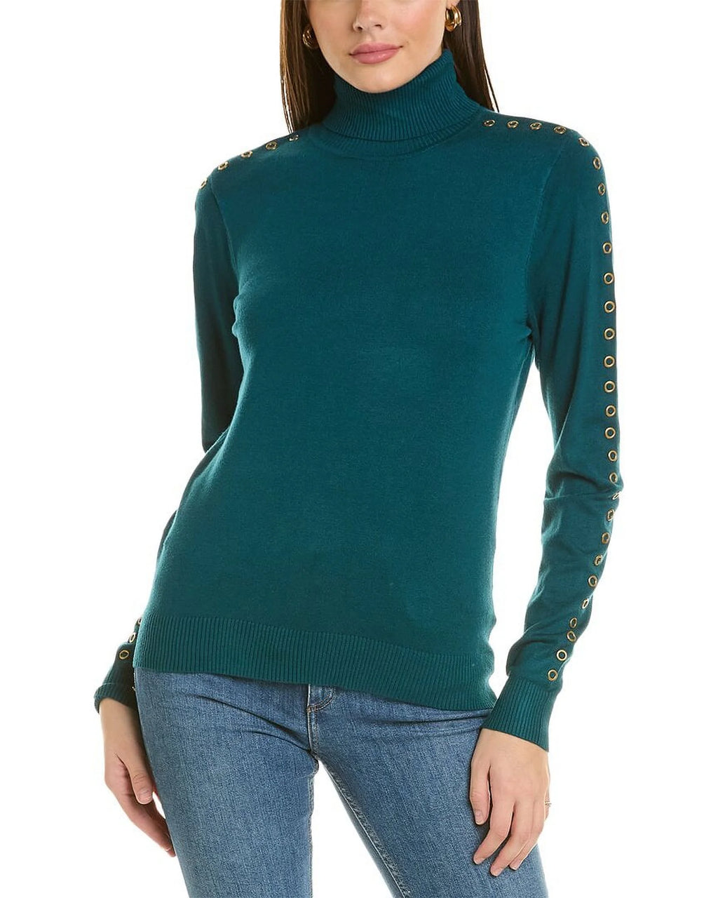 Green Turtleneck Sweater E57979
