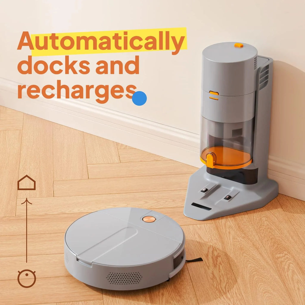 Self Emptying Ultra-Thin Robot Vacuum Cleaner M604121