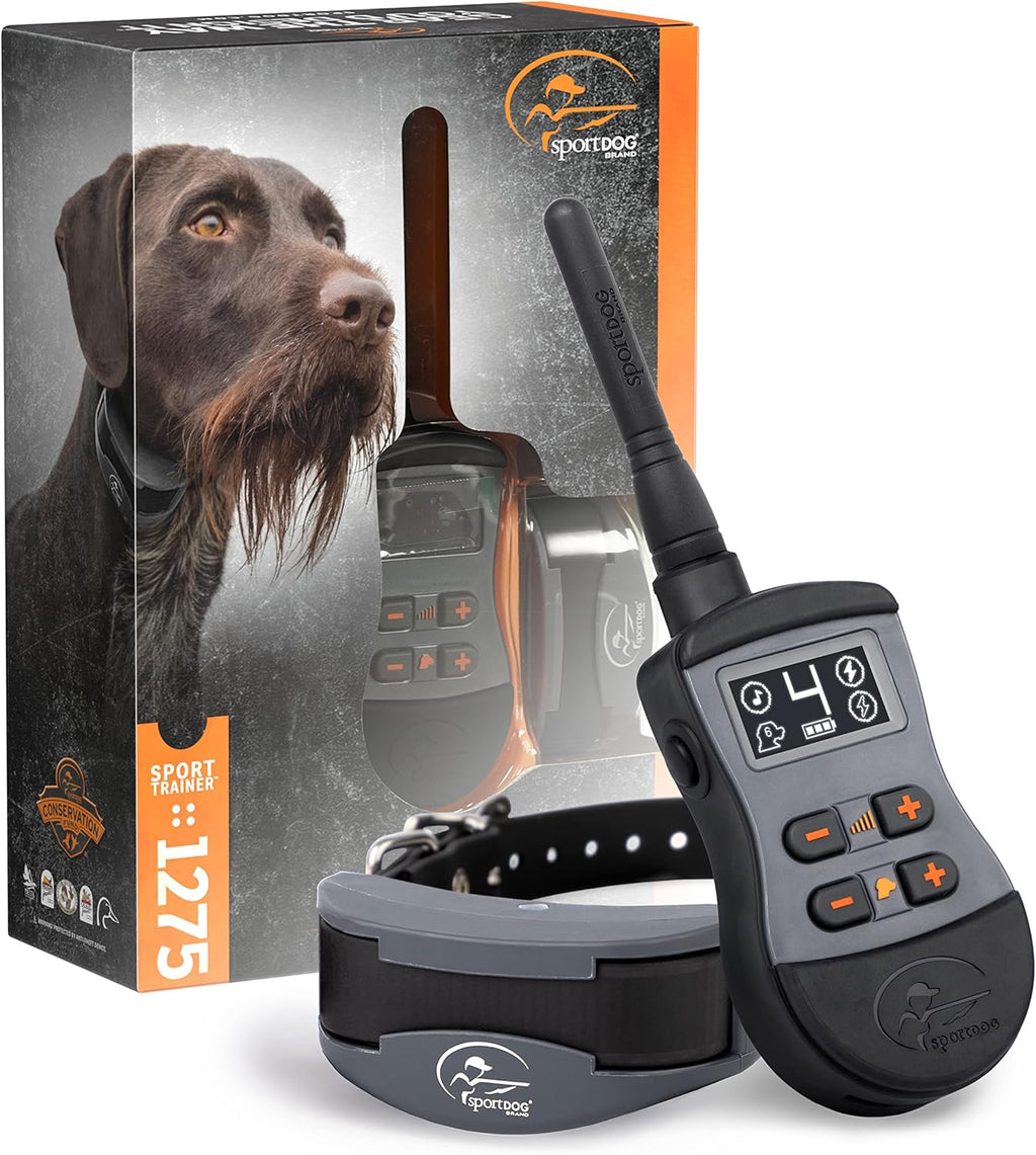 Waterproof Rechargeable Dog Training Collar with Tone, Vibration, and Static, 3/4 Mile Range R492322