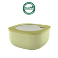 Shallow Airtight Fridge Freezer Microwave Containers 1900cc Avocado Green J507