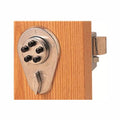 Pushbutton Lock Nightlatch Dull Chrome Q592