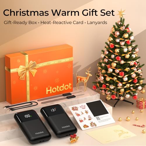 Rechargeable Electric Hand Warmers with Heat Levels and Display S154