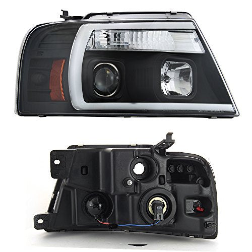 Black LED Projector Headlights Pair O26530