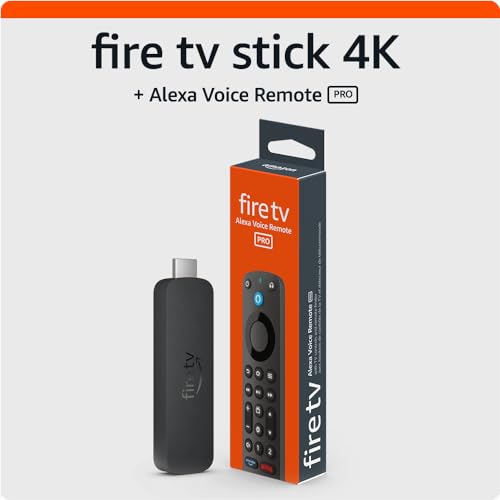 Fire TV Stick 4K with Alexa Voice Remote Pro E6752