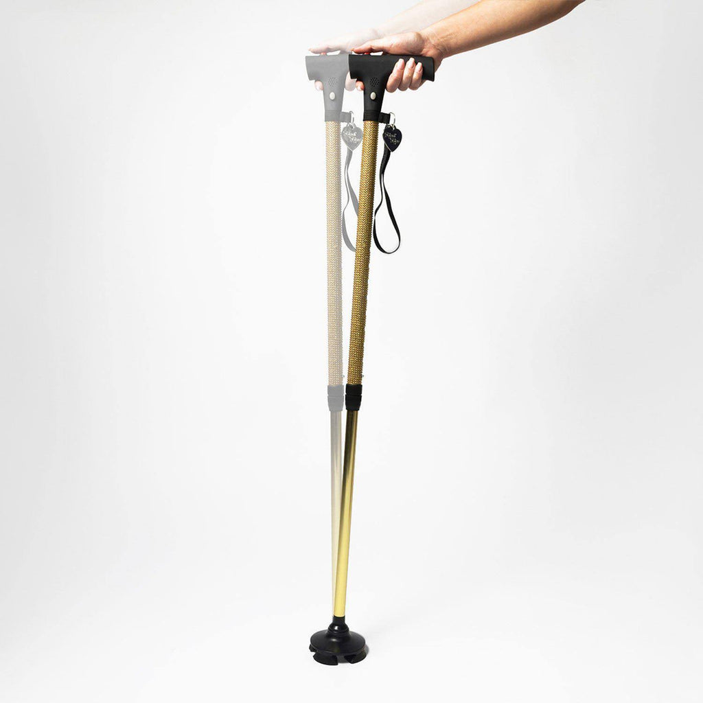 Gold Personal Safety Cane P352481