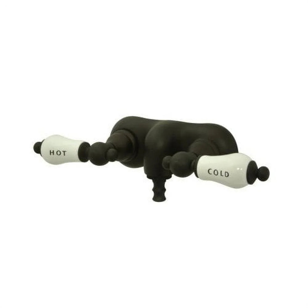 Double Handle Wall Mount Clawfoot Tub Faucet Trim W2555