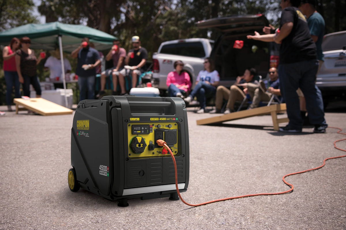 4500-Watt Portable Dual Fuel Inverter Generator F6187