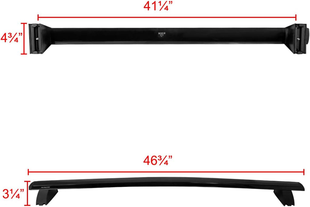 Roof Top Cross Bars Rack Cargo Carrier Pack of 2 Z756826