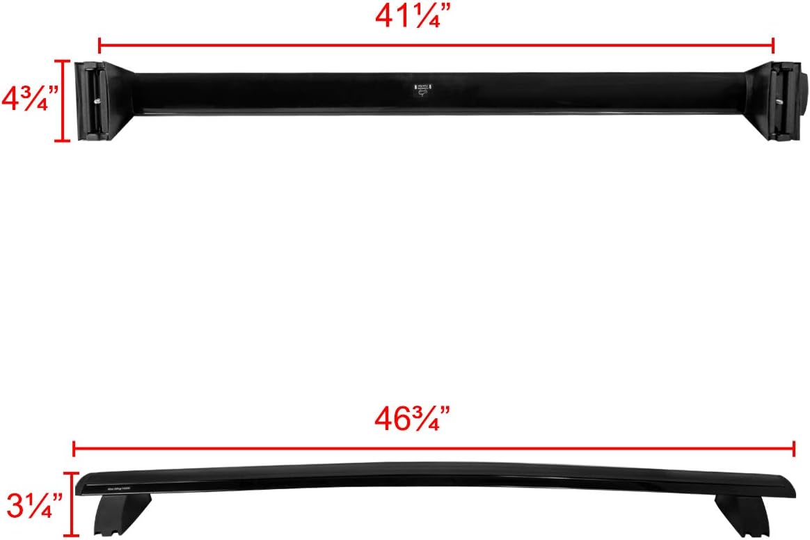 Roof Top Cross Bars Rack Cargo Carrier Pack of 2 Z756826