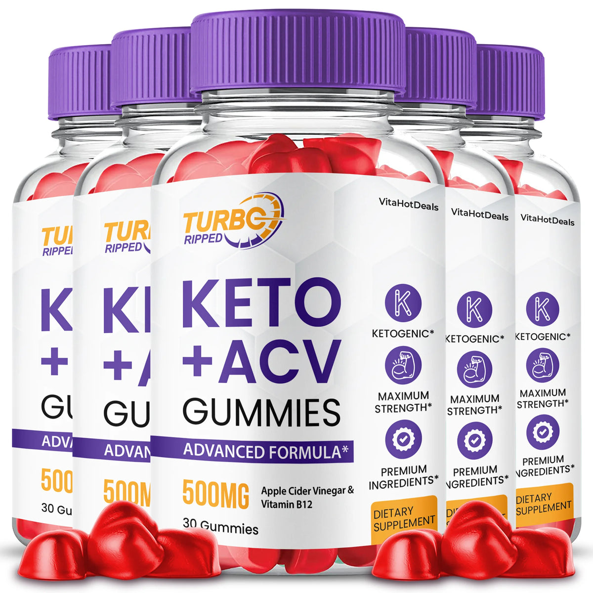 Keto ACV Gummies 5 Pack K458