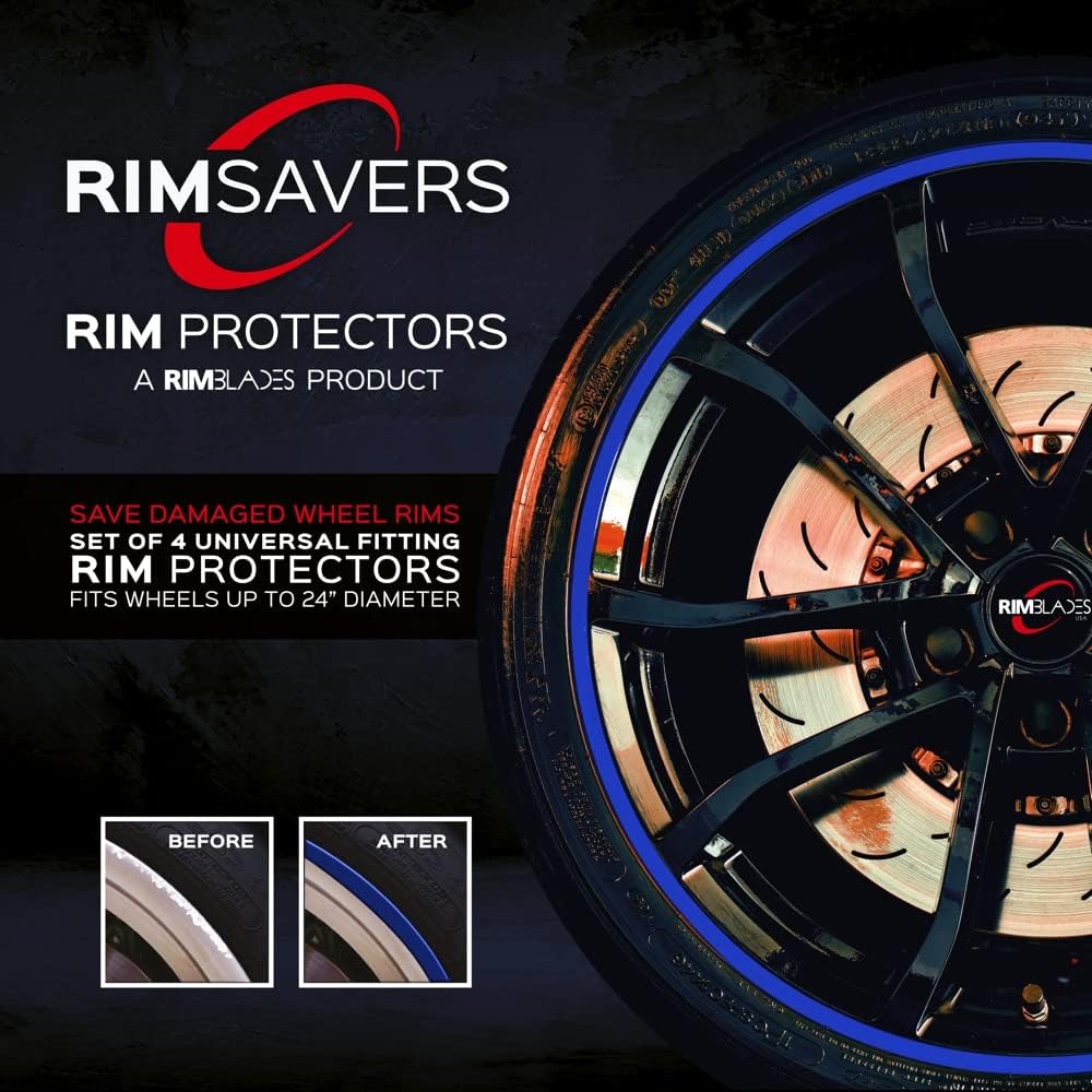 Yellow Set of 4 Wheel Rim Protectors C39074