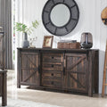 4 Drawer Light Rustic Oak Wood Dresser F691