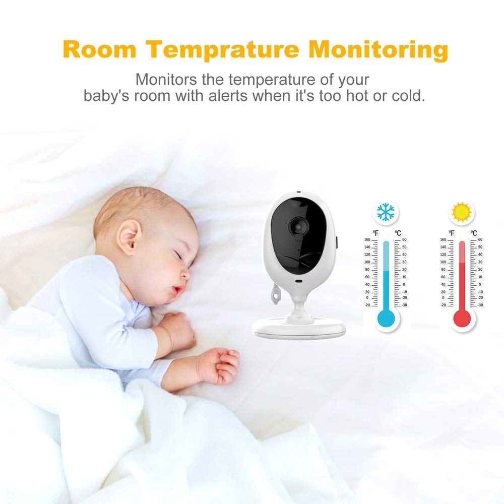 Video Baby Monitor with Two Cameras and 4.3" LCD P65824