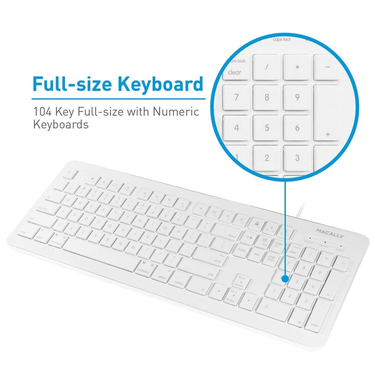 Full-Size USB 2.0 Keyboard & Optical Mouse Combo C5392
