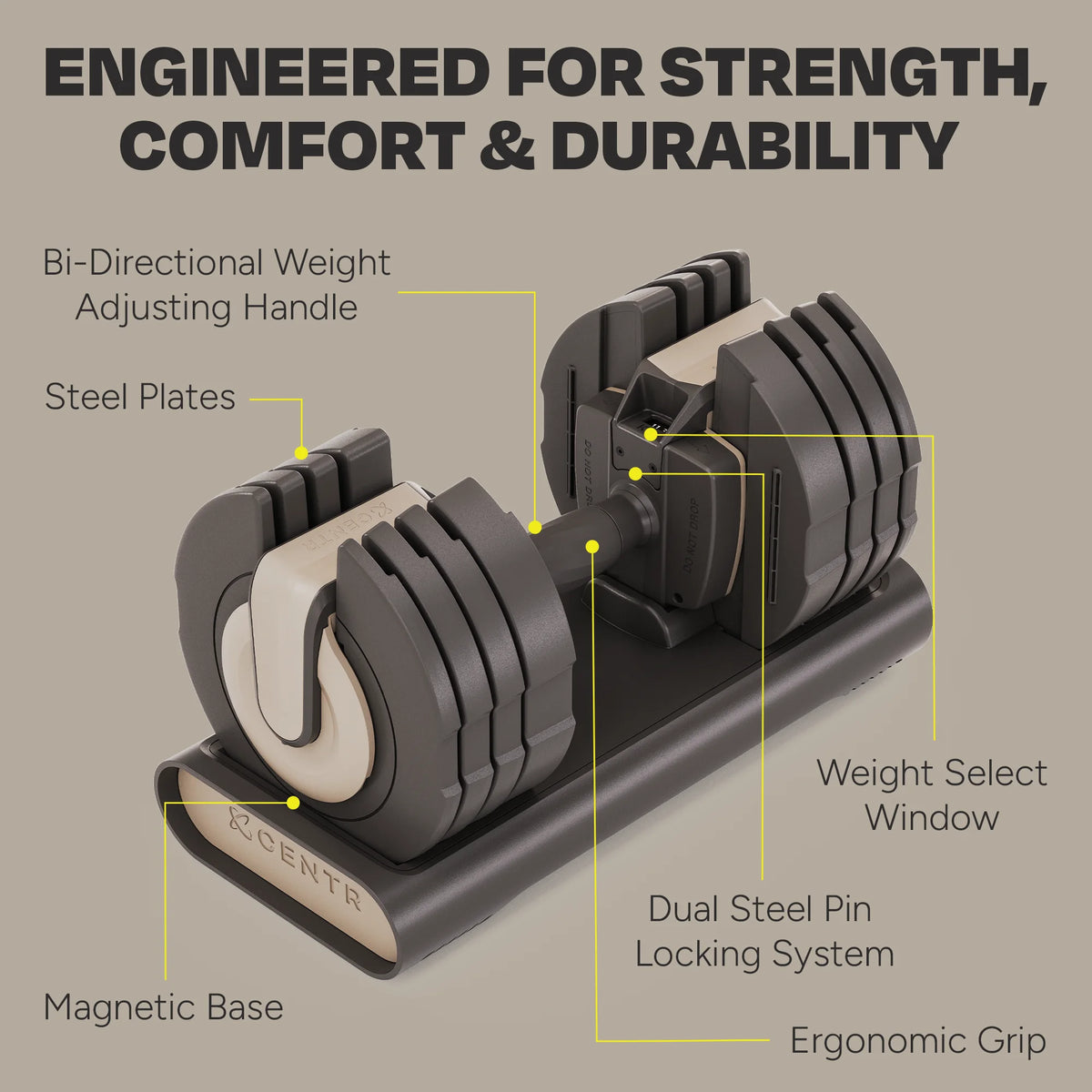 Adjustable Dumbbell 5-50 lbs J8785