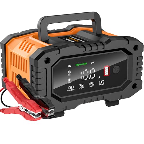 12V 24V LiFePO4 Lead Acid Portable Car Battery Charger G174153