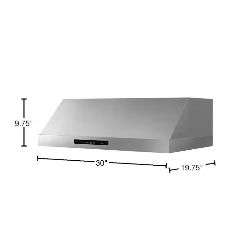30 in. Convertible Under Cabinet Range Hood in Stainless Steel B1664