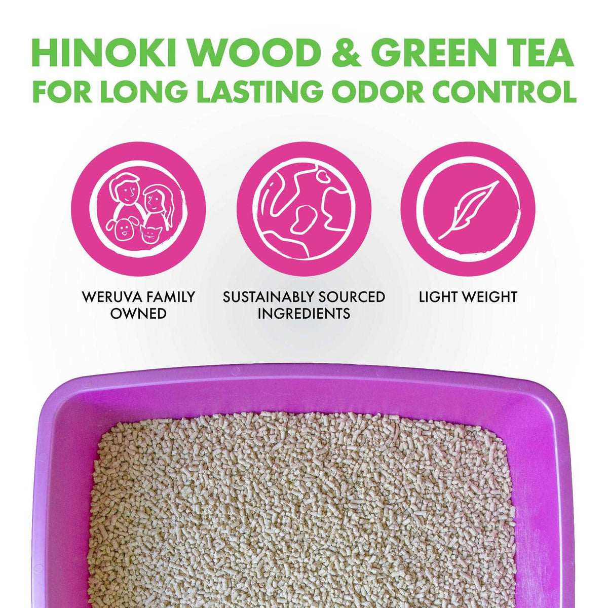 Hinoki Wood Cat Litter R1807
