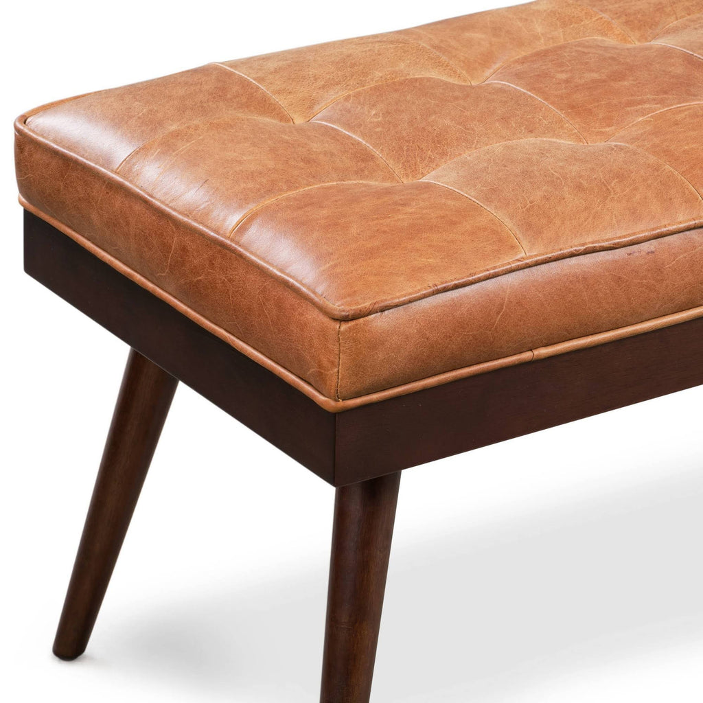 Leather Bench R1357