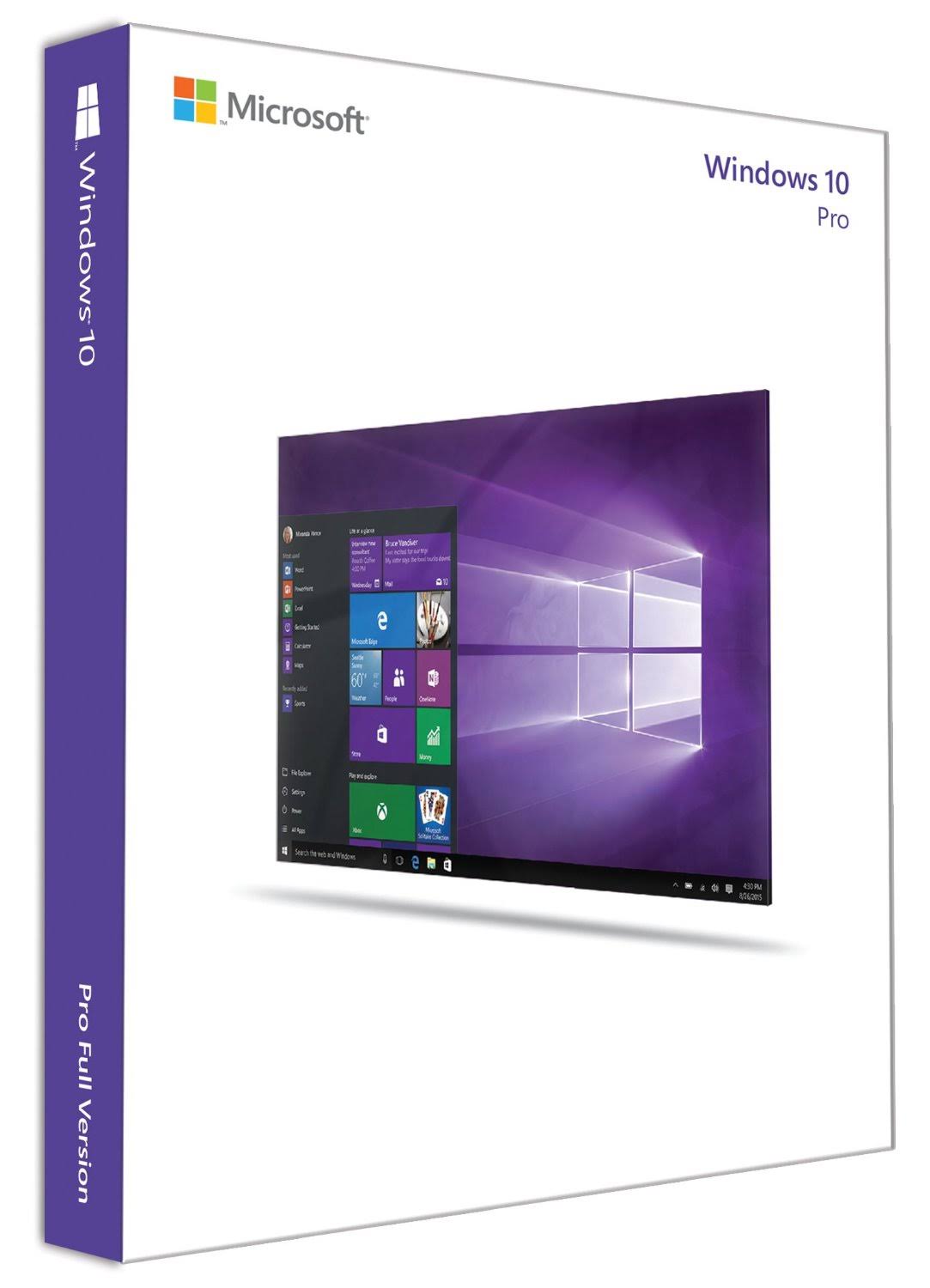 Windows 10 Pro 32/64-bit USB Flash Drive PC English X209550