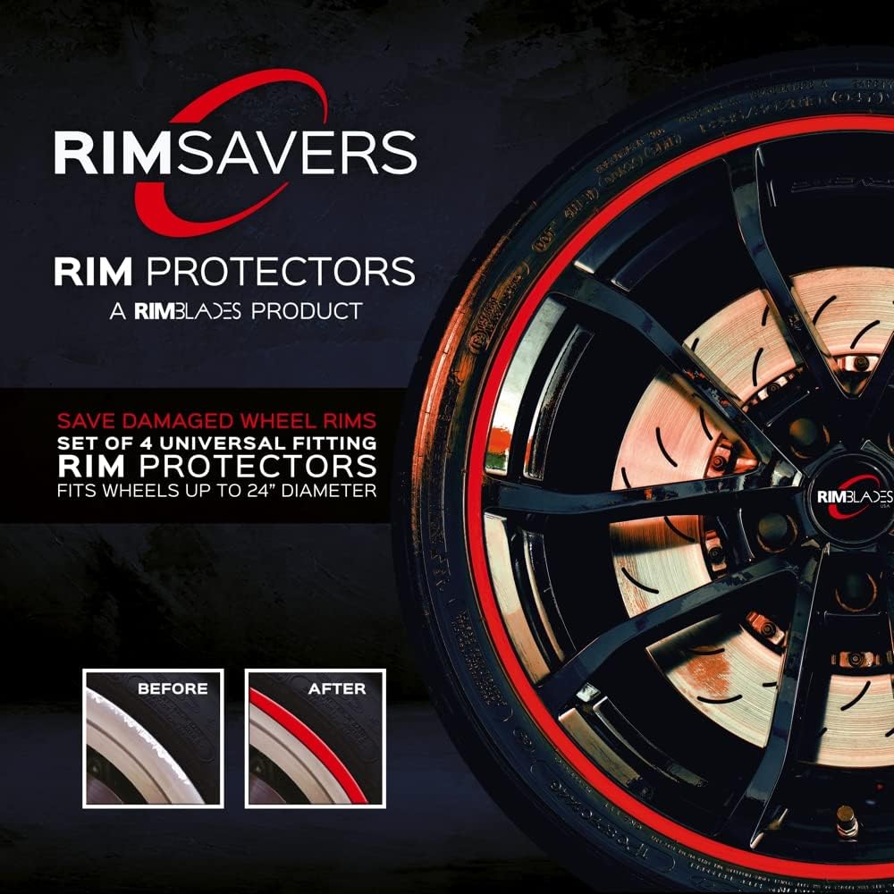 Yellow Set of 4 Wheel Rim Protectors C39074