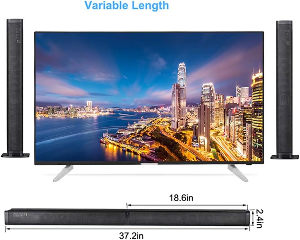 39-Inch Wired & Wireless Bluetooth 5.0 Stereo Soundbar N6051