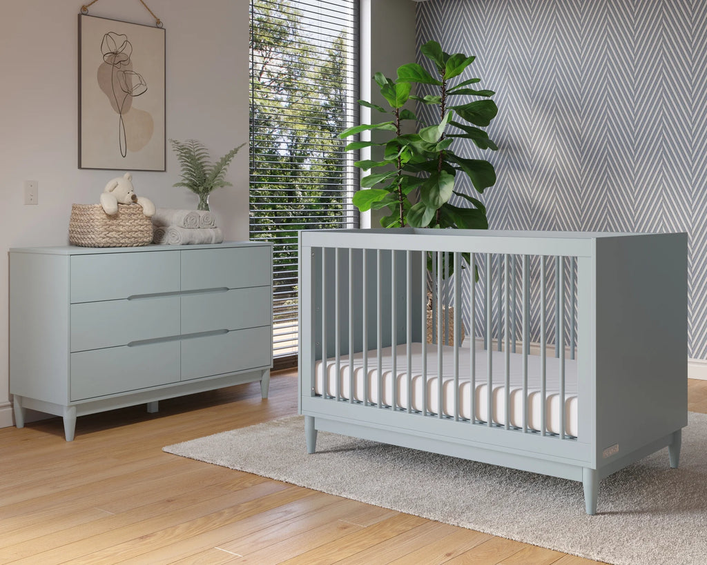 2-Piece Convertible Crib and Double Dresser Nursery Set C287015