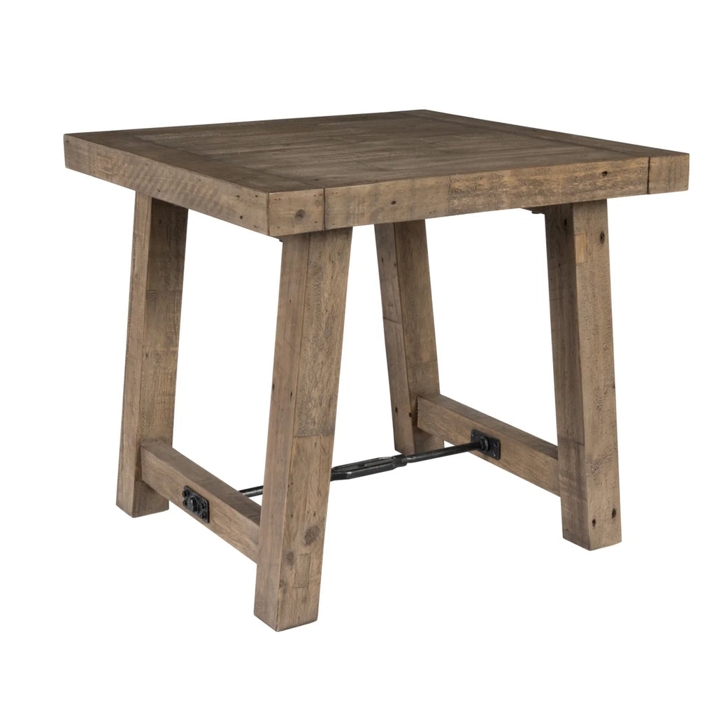 Reclaimed Wood End Table C477637