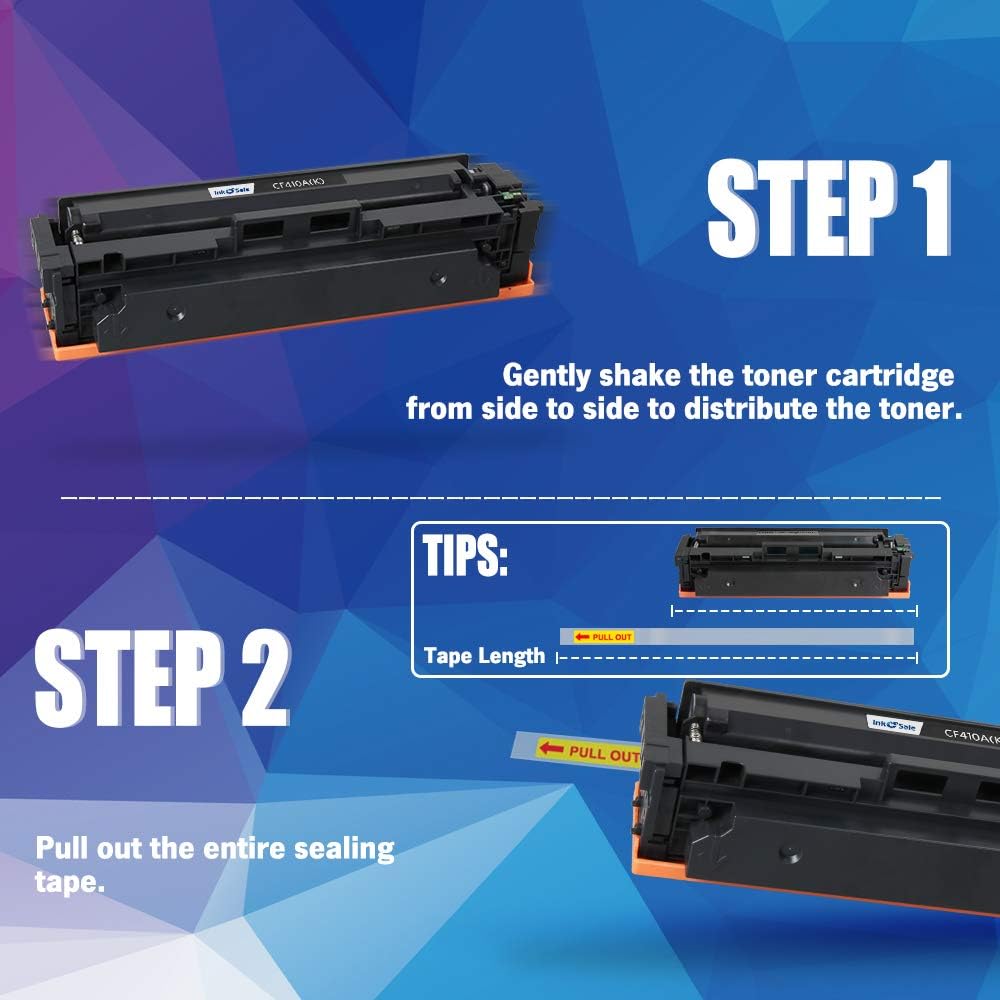 2PK Black Toner Cartridge for HP 410A 410X CF410A X17816