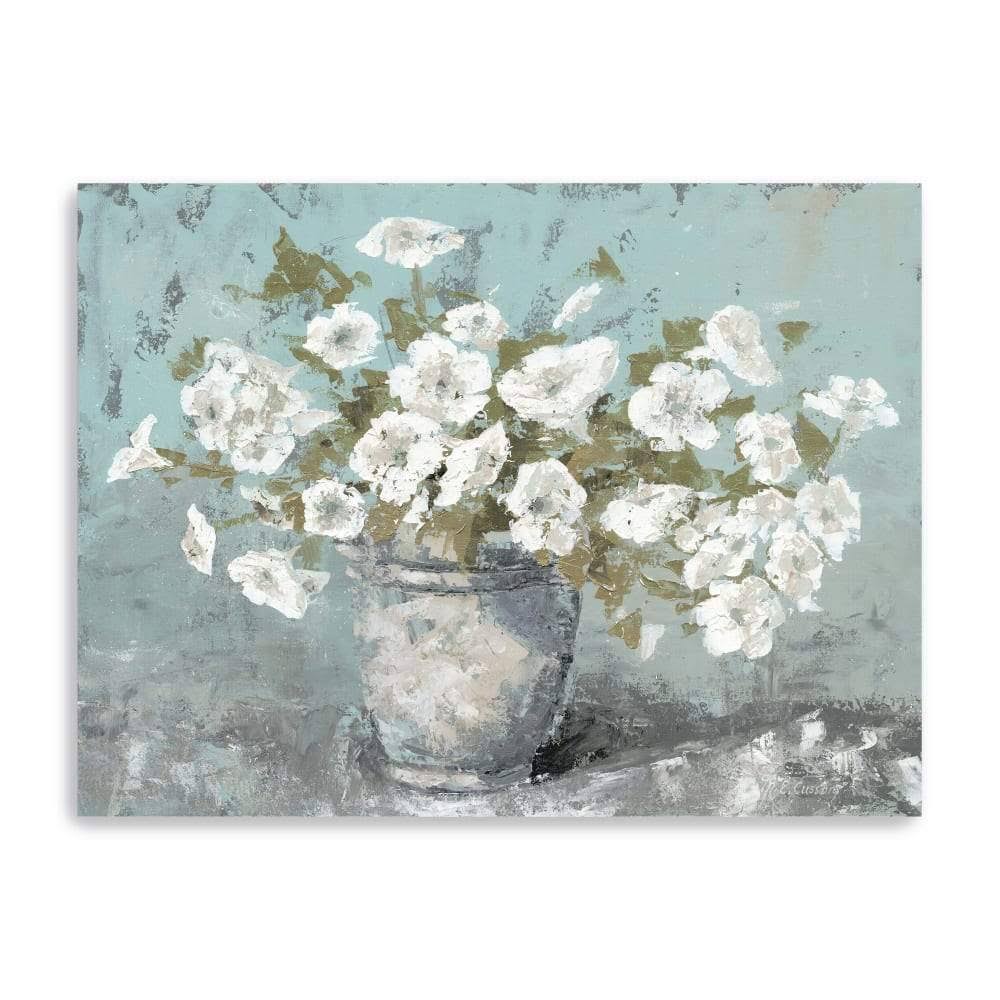 White 40x22 x 30x22 Canvas Giclee Still Life Q724512