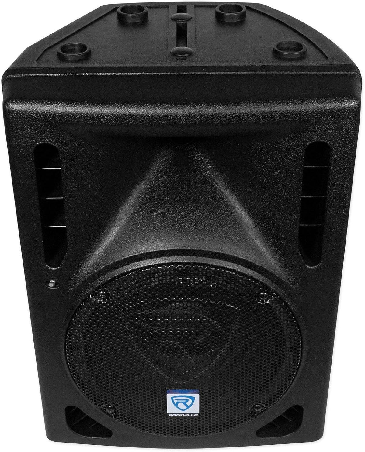 8 Powered DJ Speakers with Stands and Cables Z34640