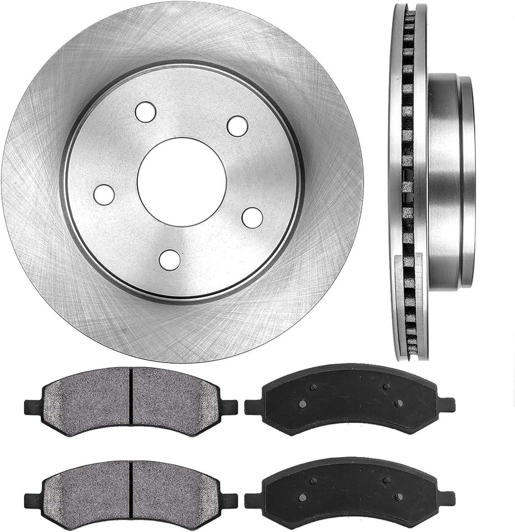 Brake Disc Rotors + Metallic Brake Pads N386